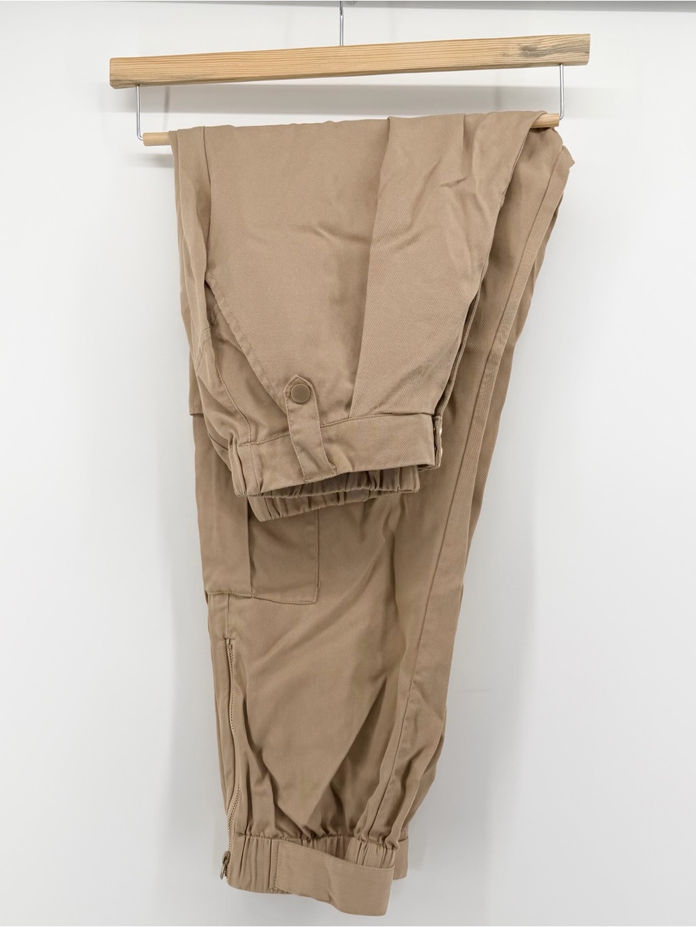 Copenhagen Muse Size M Aviv Cargo Pants Camel Khaki Twill Utility Joggers